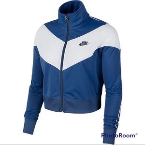 Nike Women's Sportswear Heritage Cropped Track Jacket Size XXL